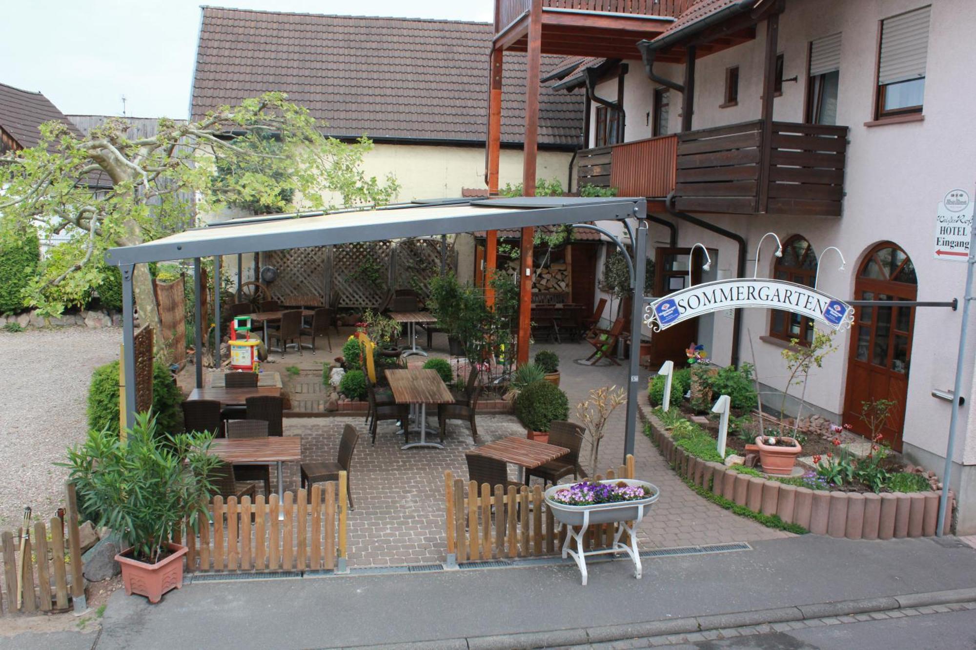 Gasthof Weisses Ross Kleinostheim Exterior foto
